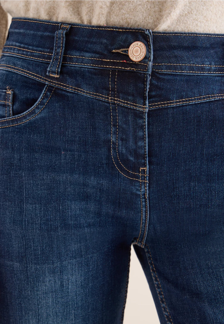 Cecil - Toronto blå bootcut jeans