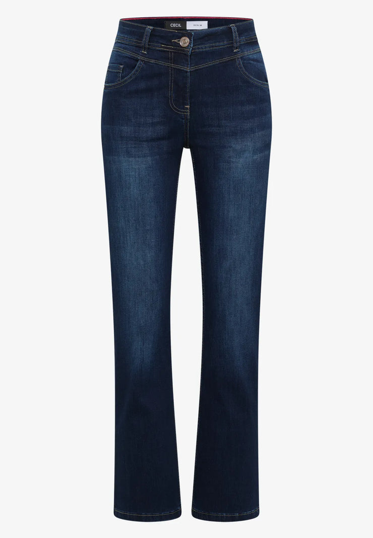 Cecil - Toronto blå bootcut jeans