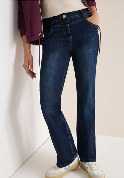 Cecil - Toronto blå bootcut jeans