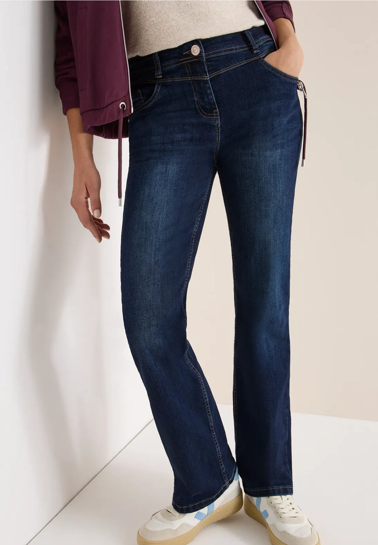 Cecil - Toronto blå bootcut jeans