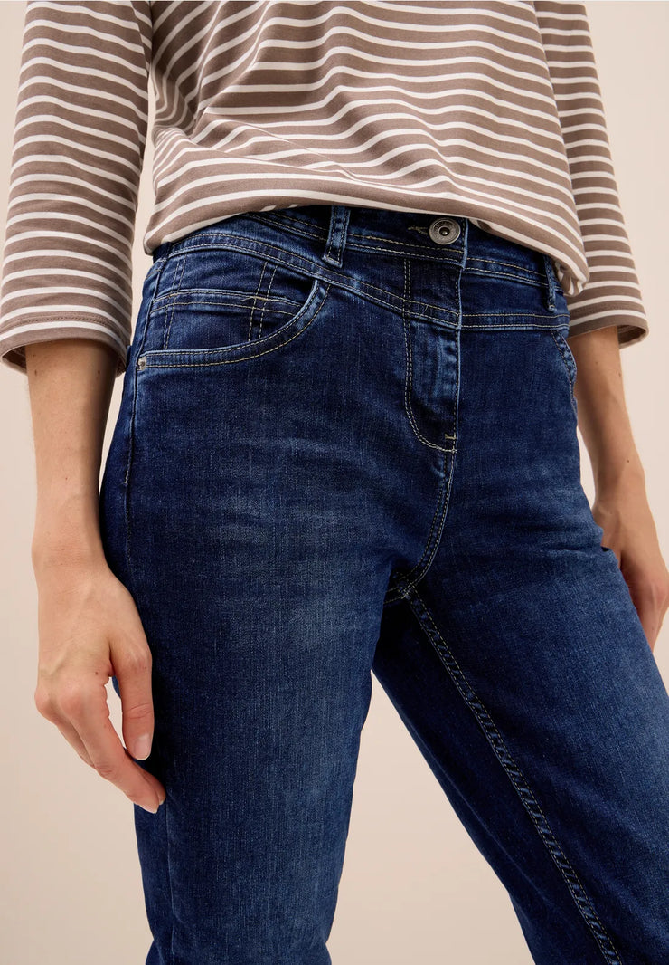 Cecil - Toronto slim legs high waist jeans