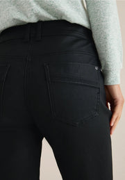 Cecil - Toronto svart coatad byxa