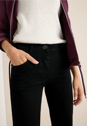 Cecil - Toronto svarta bootcut jeans