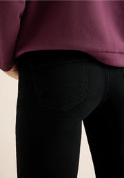 Cecil - Toronto svarta bootcut jeans