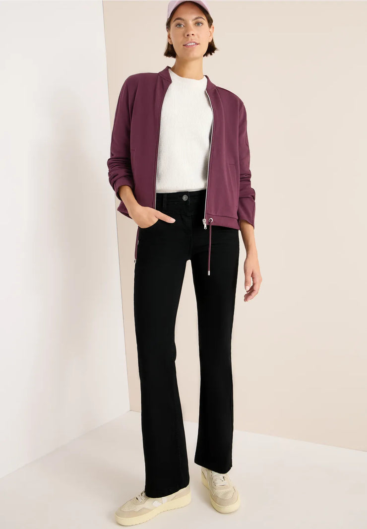 Cecil - Toronto svarta bootcut jeans