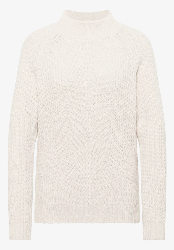 Cecil - Off white tröja i chenille