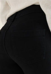 Cecil - Vicky svarta jeans med hög midja