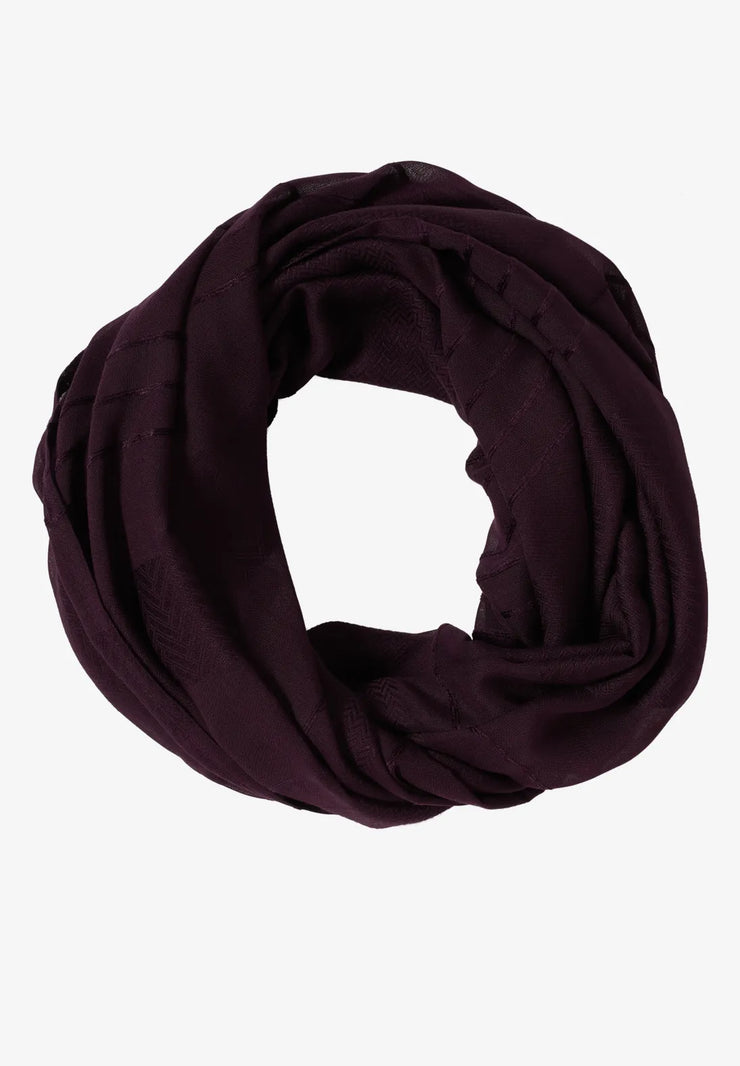 Cecil - Vinröd tubscarf