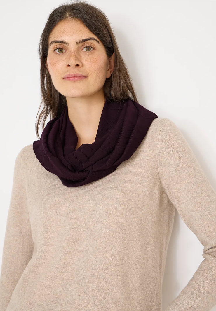 Cecil - Vinröd tubscarf