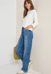 Cecil - Båtringad bastopp eko bomull