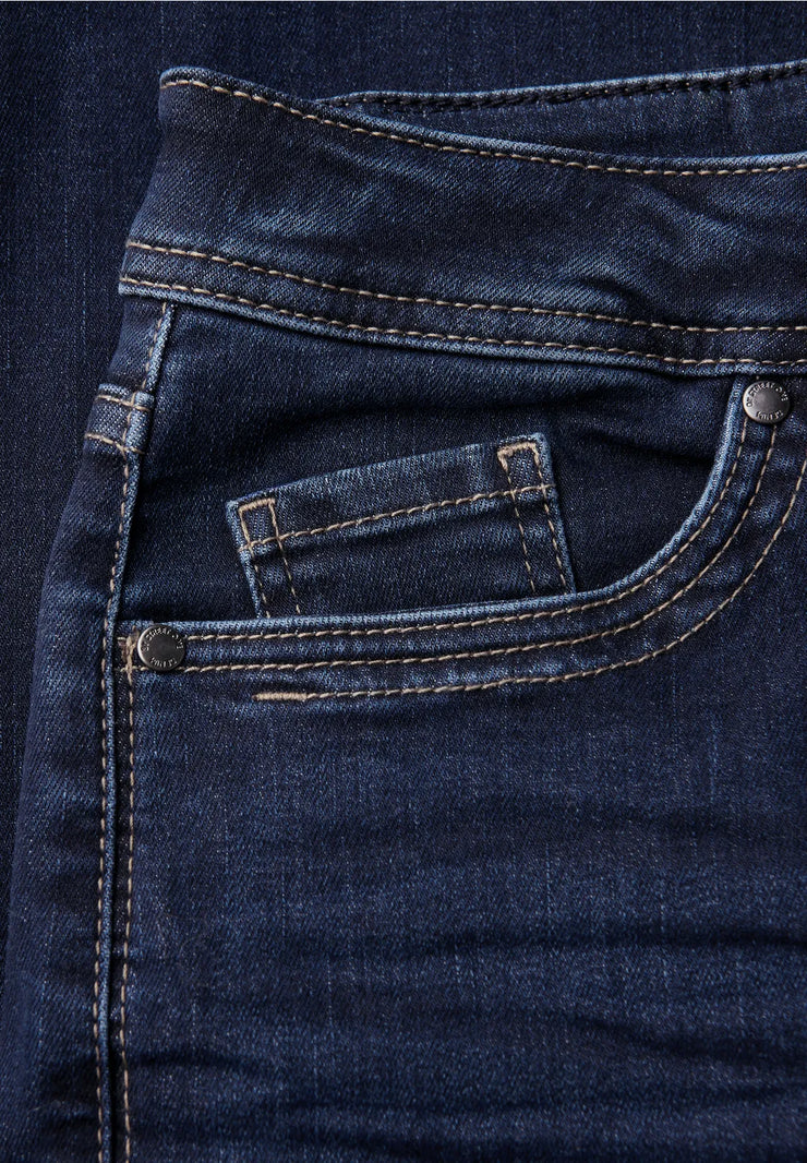 Street One - Vida jeans med hög midja
