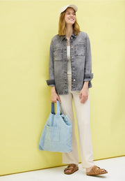 Cecil - Grå denim overshirt