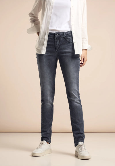 Street One - Grå jeans Jane casual fit