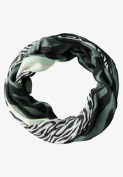Street One - Grön mönstrad tubscarf Livaeco™
