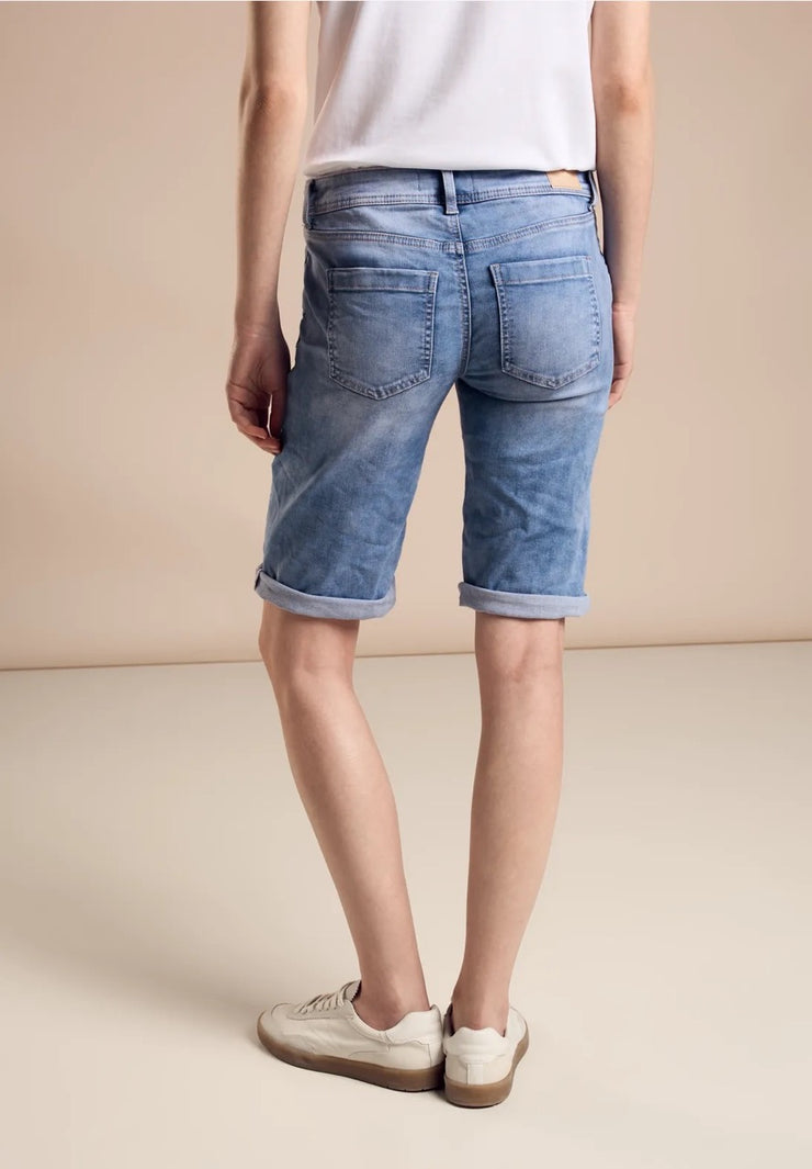 Street One - Ljusblå jeansshorts Jane