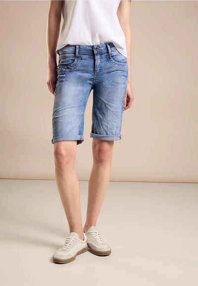 Street One - Ljusblå jeansshorts Jane
