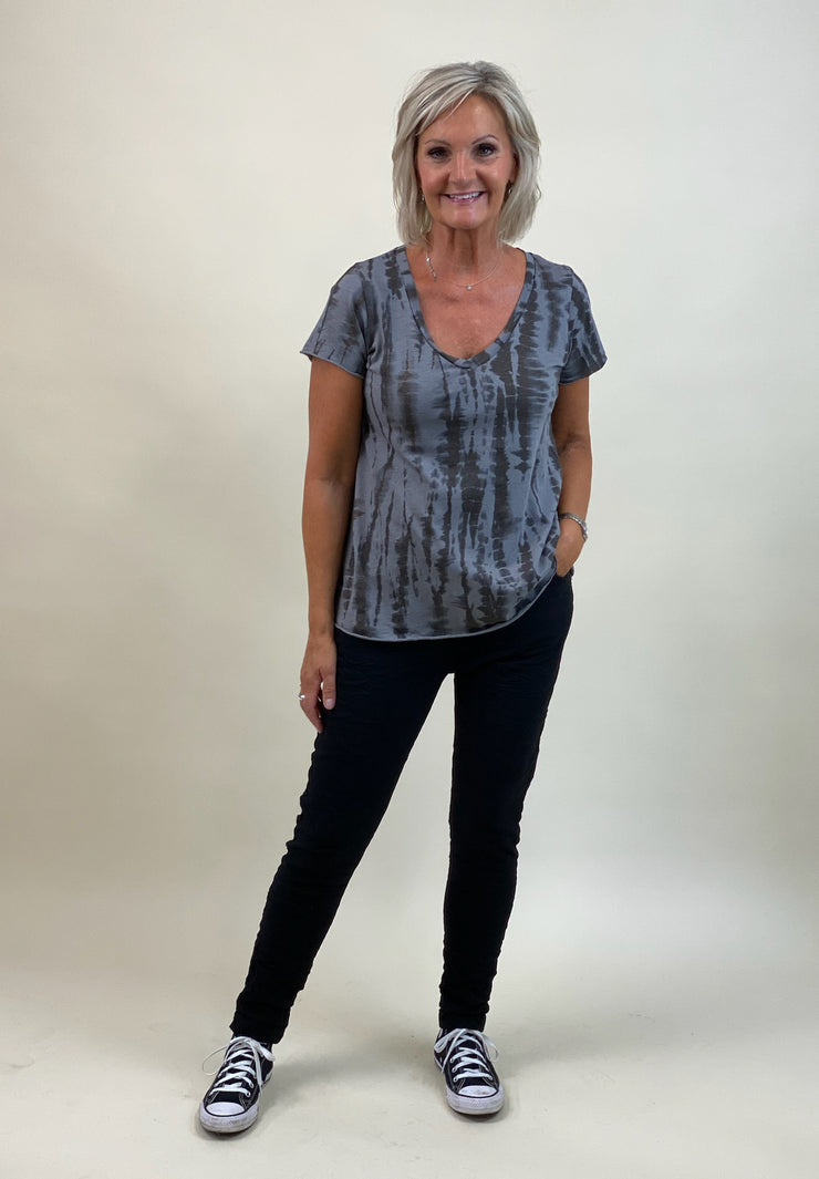 Mix by heart - Batikmönstrad t-shirt Tuvalo