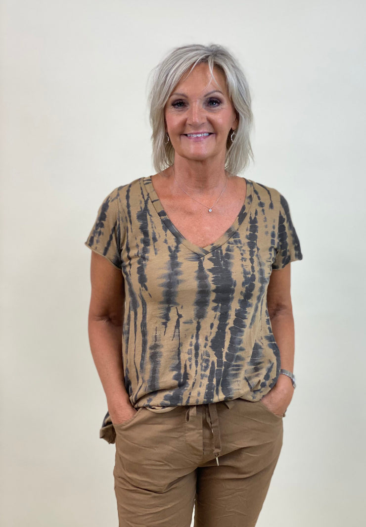 Mix by heart - Batikmönstrad t-shirt Tuvalo
