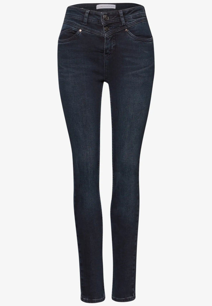 Street One - York jeans hög midja