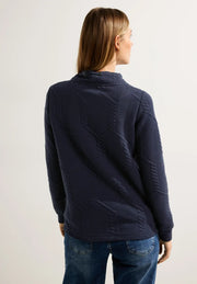 Cecil - Sweatshirt med struktur