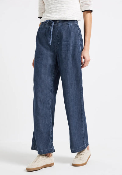 Street One - Vida jeans med resårmidja 28"