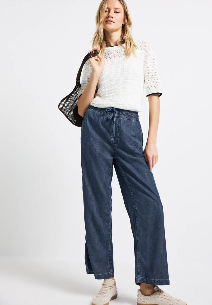 Street One - Vida jeans med resårmidja 28"