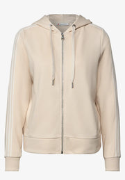Street One - Beige jacka med huva