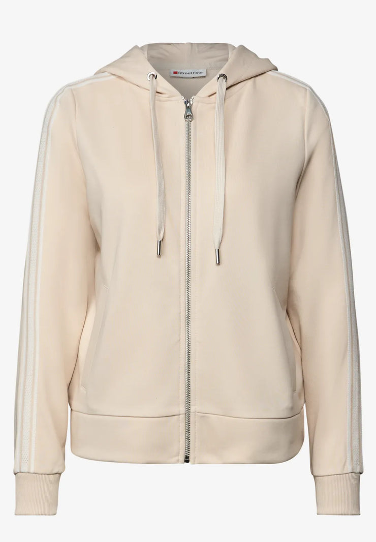 Street One - Beige jacka med huva