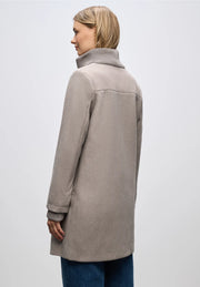 Street One - Beige kappa med hög krage