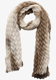 Street One - Beige plisserad sjal