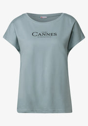 Street One - Blågrön T-shirt Club Cannes