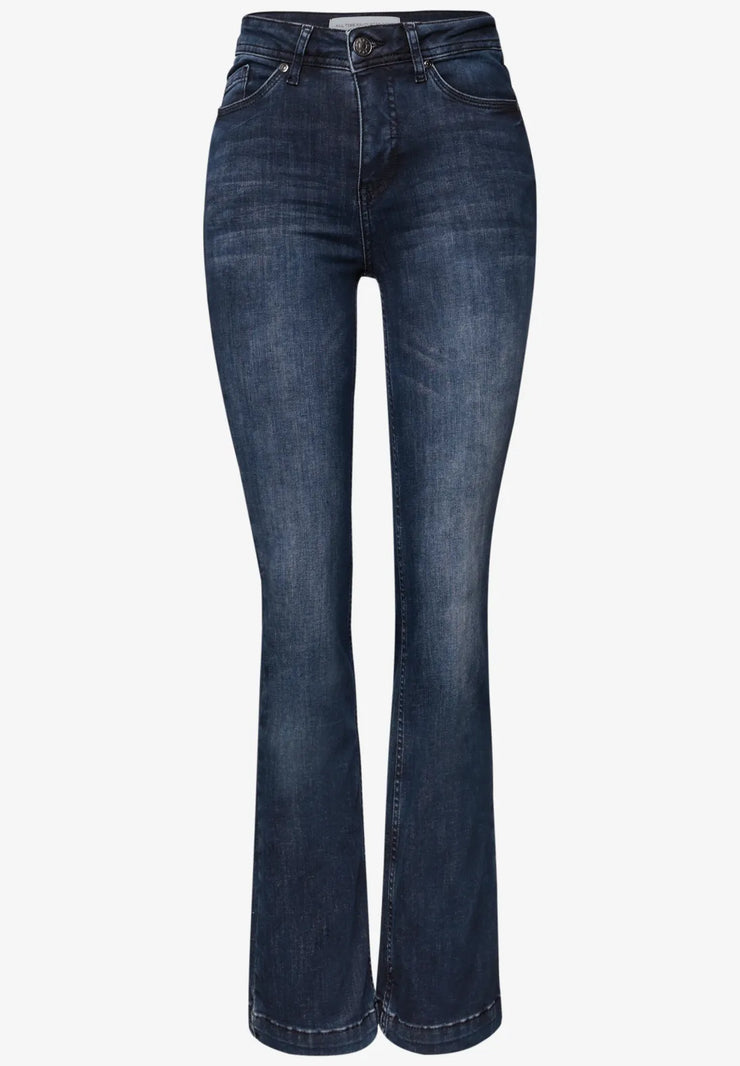 Street One - Bootcut jeans hög midja