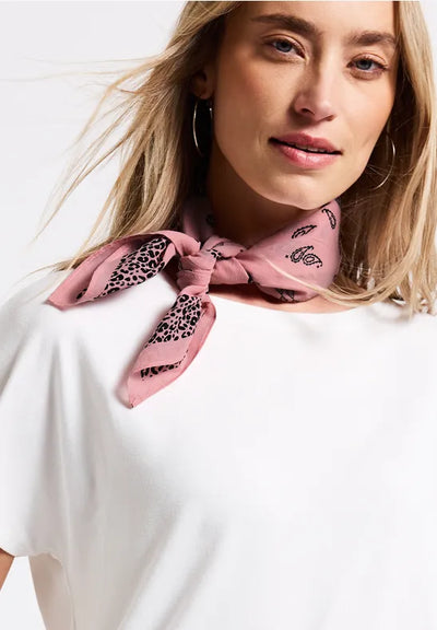 Street One - Rosa bandana i bomull