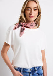 Street One - Rosa bandana i bomull