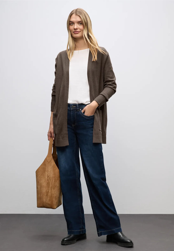 Street One - Brun kofta med fickor