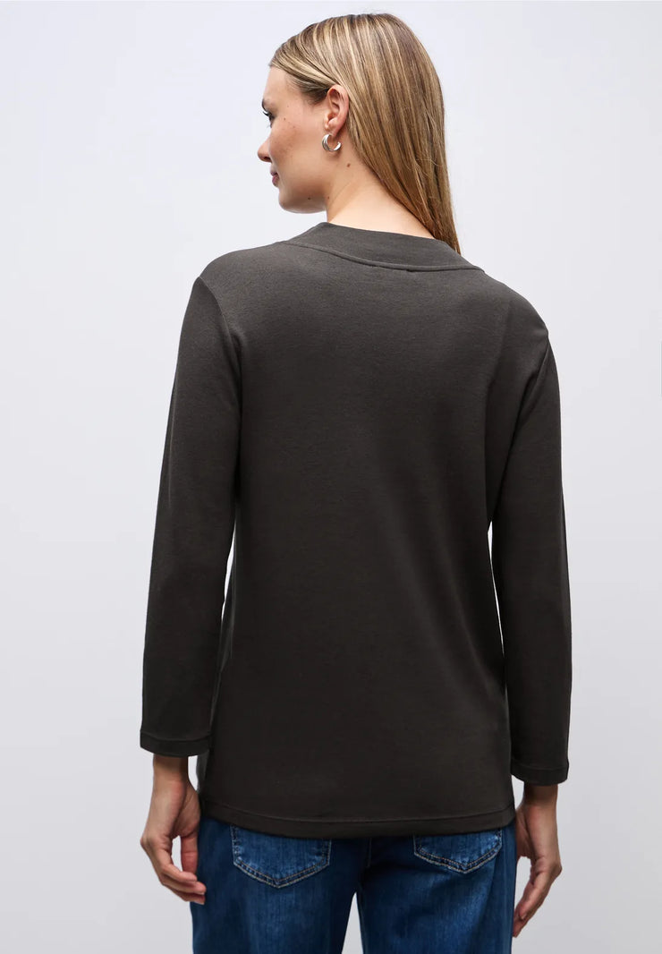 Street One - Brun basic turtleneck