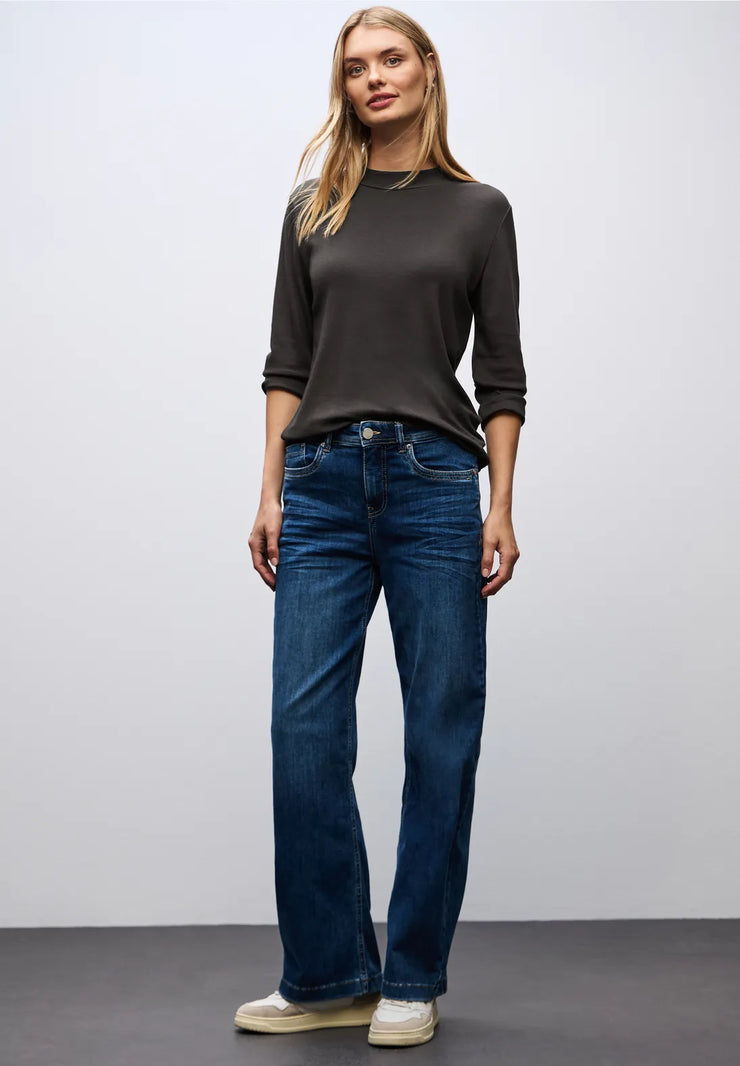 Street One - Brun basic turtleneck