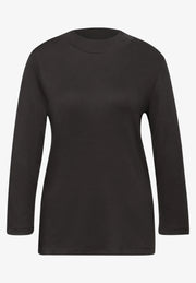 Street One - Brun basic turtleneck