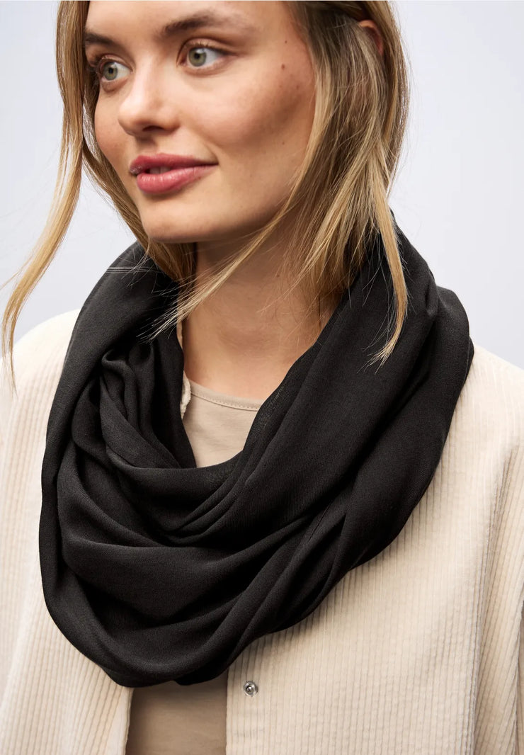 Street One - Brun tubscarf i viskos