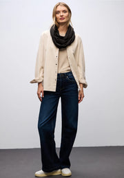 Street One - Brun tubscarf i viskos