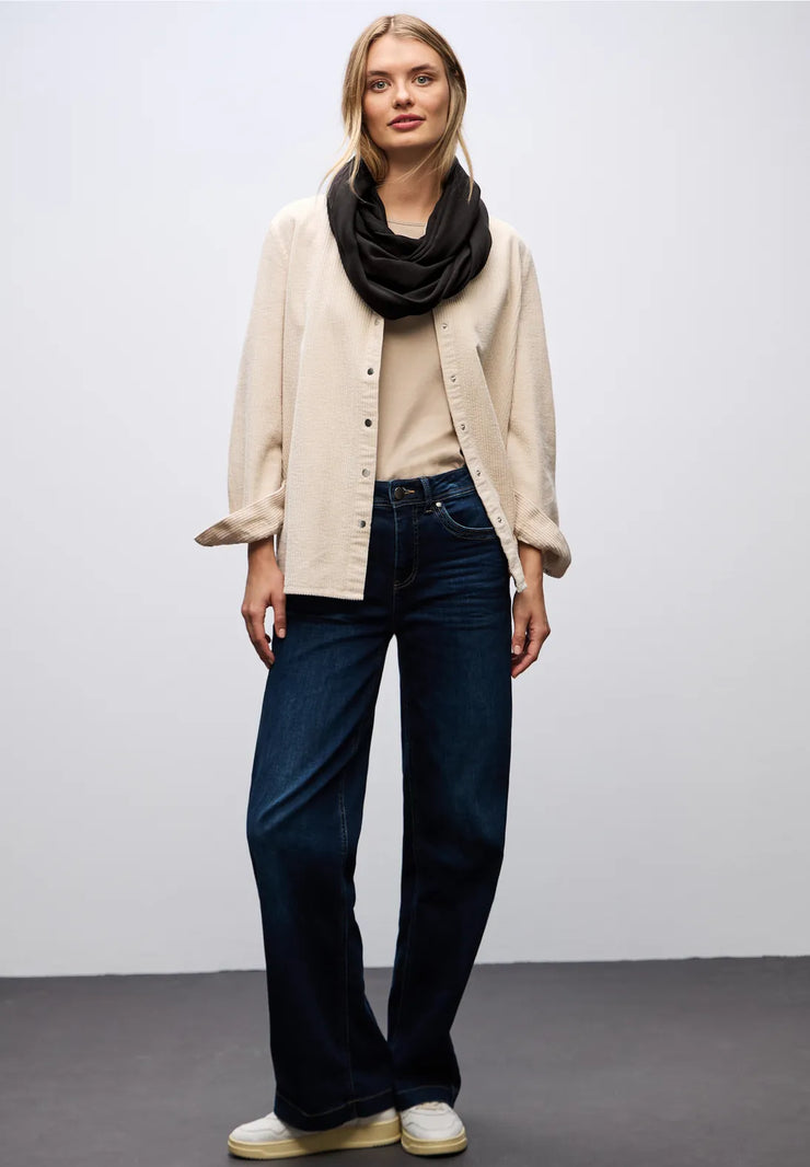 Street One - Brun tubscarf i viskos