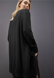 Street One - Svart kofta med fickor