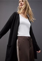 Street One - Svart kofta med fickor