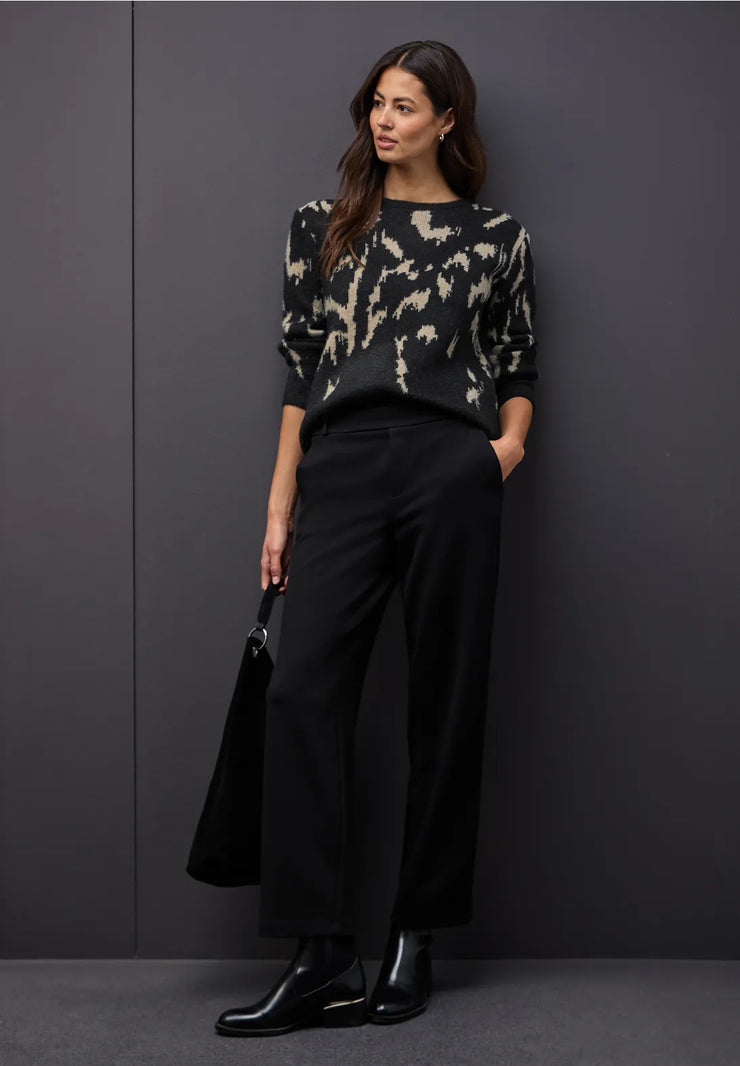 Street One - Cosy jacquard pullover