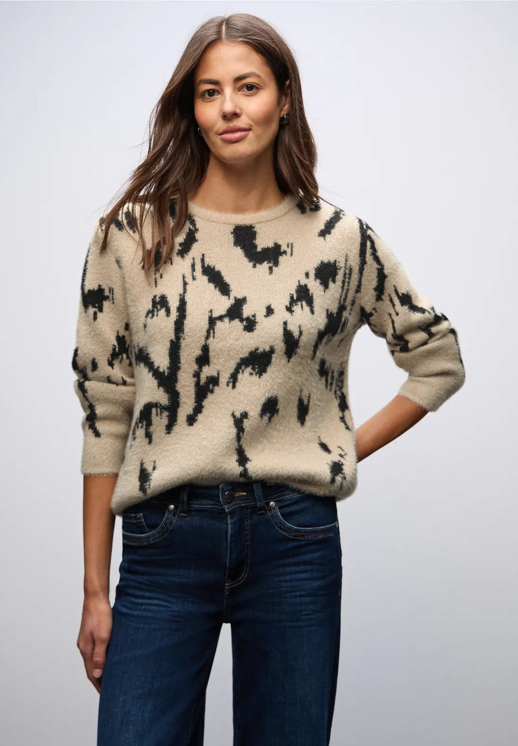 Street One - Cosy jacquard pullover