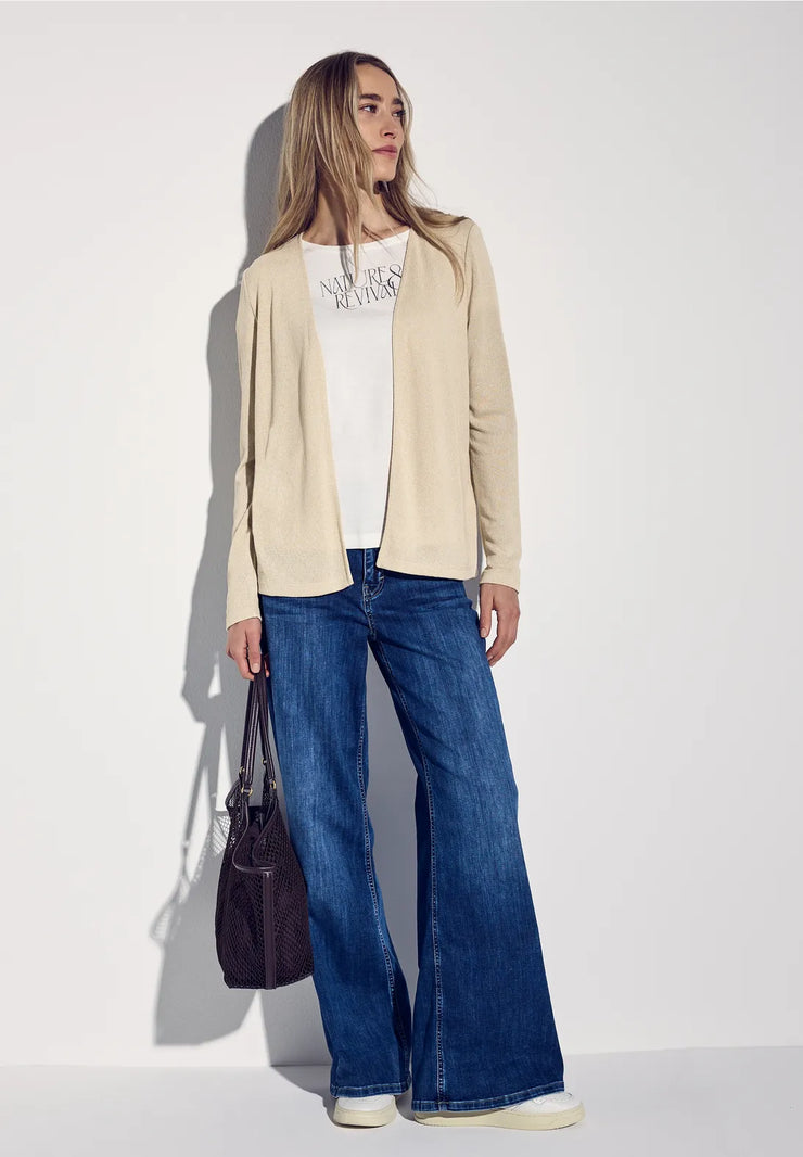 Street One - Beige kofta Nette