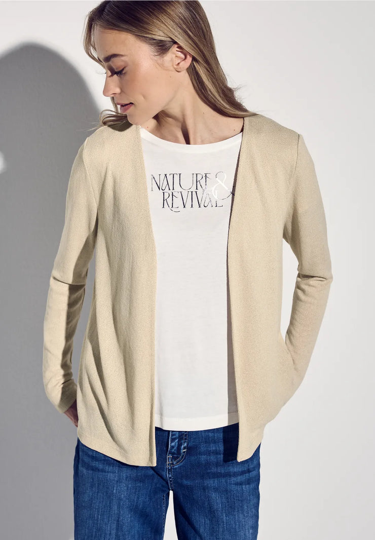 Street One - Beige kofta Nette