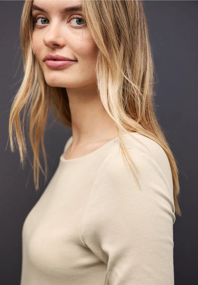 Street One - Lanea fodrad topp beige