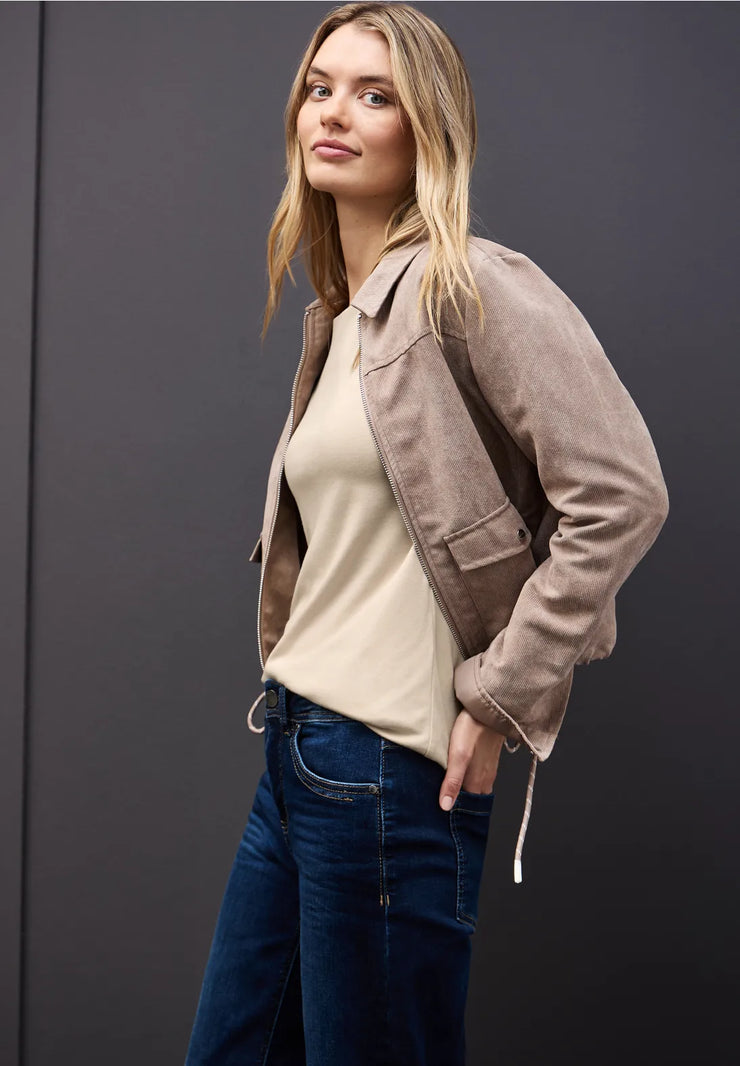 Street One - Lanea fodrad topp beige