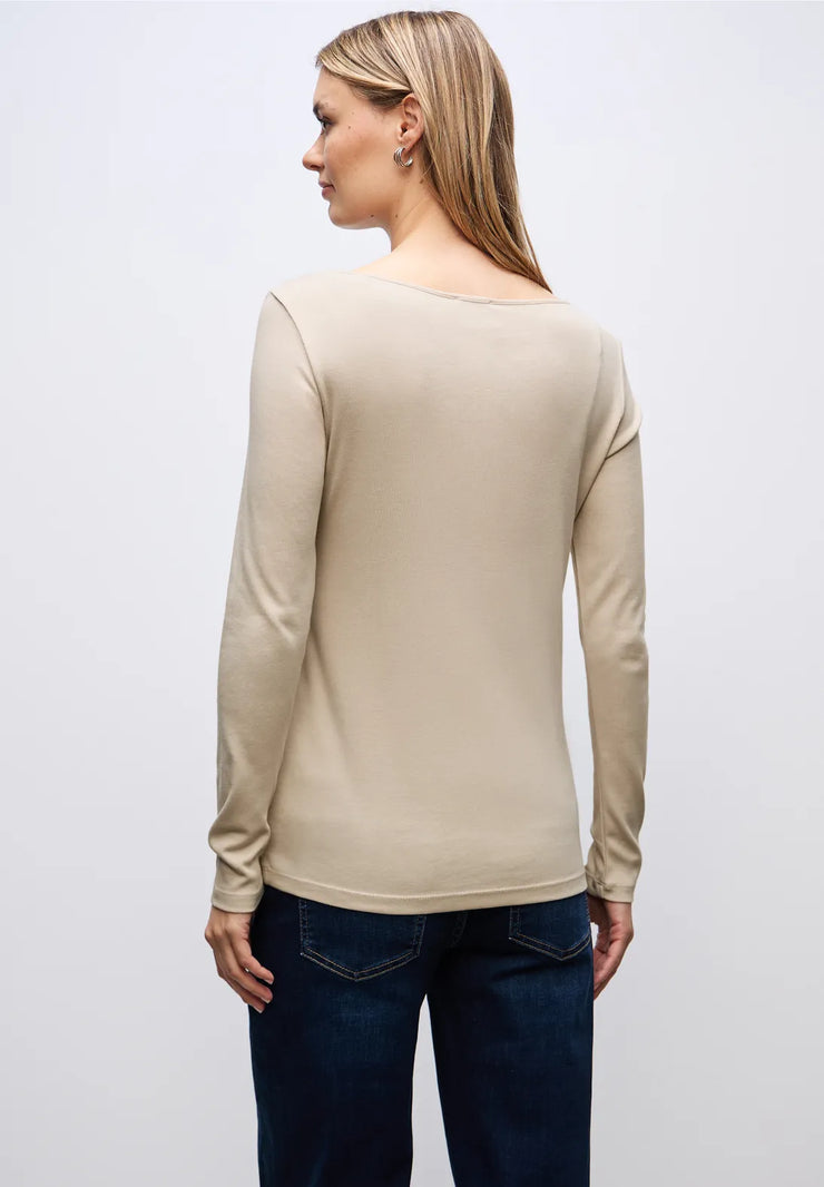 Street One - Lanea fodrad topp beige